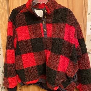 BARELY WORN American Eagle plaid jacket